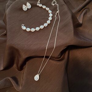 Rose Gold Costume Jewelry Set